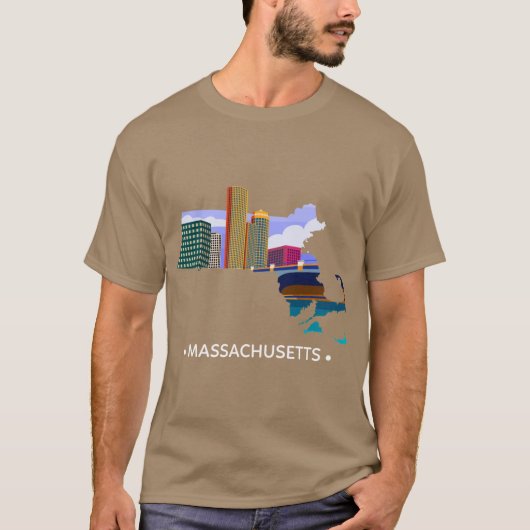 マサチューセッツ州 1 Tシャツ (正面)