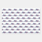 マサチューセッツ州、50州、リバティ・ベル ラッピングペーパーシート (正面)