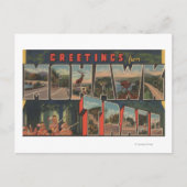 マサチューセッツ州 – Mohawk Trail 2からの挨拶 ポストカード (正面)