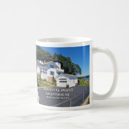 マサチューセッツ州Hospital Point Light House コーヒーマグカップ