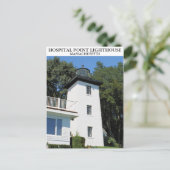マサチューセッツ州Hospital Point Light House ポストカード (スタンド正面)