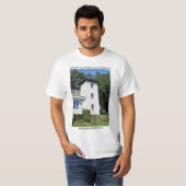 マサチューセッツ州Hospital Point Light House Tシャツ (正面フル)