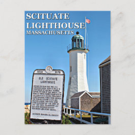 マサチューセッツ州Scituate Lighthouse、はがき ポストカード