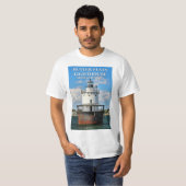 マサチューセッツ州TシャツButler Flats Light House Tシャツ (正面フル)