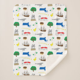 マサチューセッツ毛布 シェルパブランケット