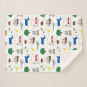 マサチューセッツ毛布 シェルパブランケット (正面(横))