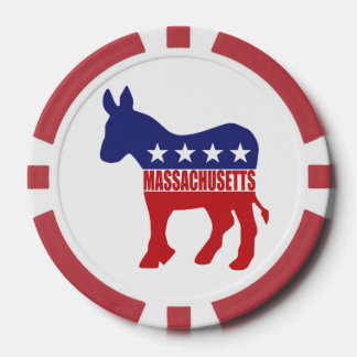 マサチューセッツ民主党員ろば ポーカーチップ
