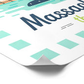 マサチューセッツ湾州USAサマートラベル ポスター (角)