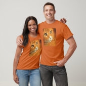 マサチューセッツ準州の猫 オレンジタビー猫 Tシャツ (ユニセックス)