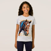 マサチューセッツ準州の馬 モルガン・ホース Tシャツ (正面フル)