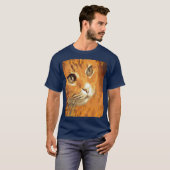 マサチューセッツ準州猫 オレンジタブ Tシャツ (正面フル)