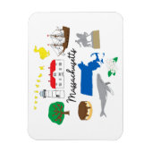 マサチューセッツ磁石 マグネット (縦)