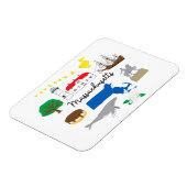 マサチューセッツ磁石 マグネット (左側)