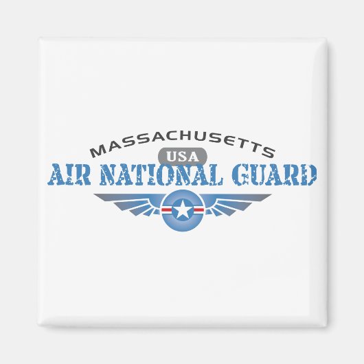 マサチューセッツ空軍 マグネット (正面)