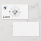 マサチューセッツ素晴らしシール 名刺 (正面/裏面)