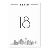 マサチューセッツ結婚州ボストン | テーブル番号 (裏面)