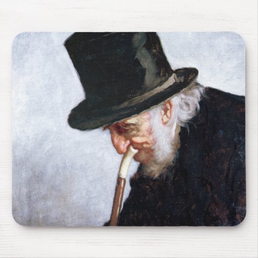 マサチューセッツ1879年からの退職したな海大尉 マウスパッド (正面)