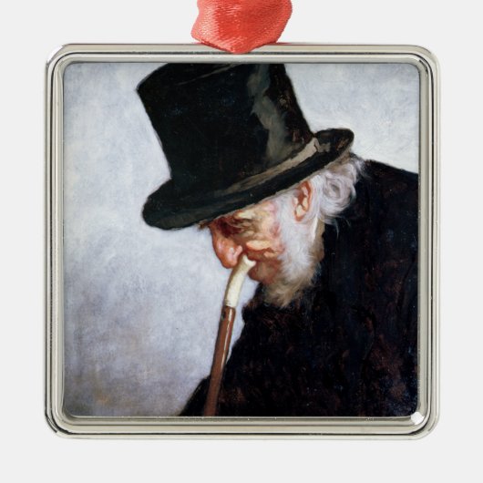 マサチューセッツ1879年からの退職したな海大尉 メタルオーナメント (正面)