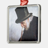 マサチューセッツ1879年からの退職したな海大尉 メタルオーナメント (左)