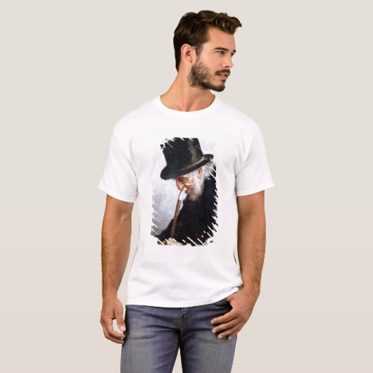 マサチューセッツ1879年からの退職したな海大尉 Tシャツ (正面フル)