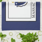 マサチューセッツ キッチンタオル (折り畳み)