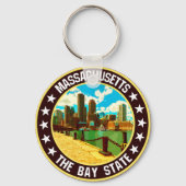 マサチューセッツ キーホルダー (裏面)