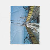 マサチューセッツ、グロスター、スクーナーフェスティバル3 フリースブランケット (正面)