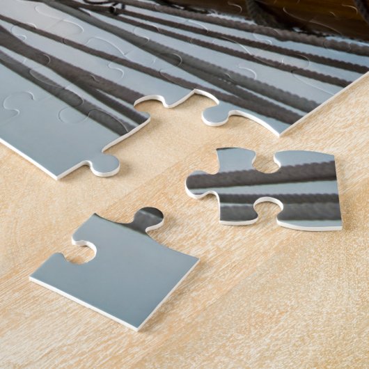 マサチューセッツ、グロスター、スクーナーフェスティバル4 ジグソーパズル (側面)