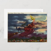 マサチューセッツ·サレム·魔女 ポストカード (正面/裏面)