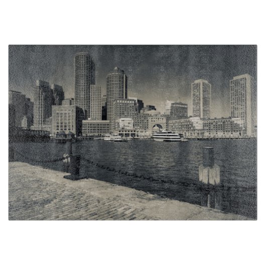 マサチューセッツ、ボストン、Rowe's Warf建物 カッティングボード (正面)