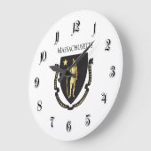 マサチューセッツ ラージ壁時計 (傾斜)