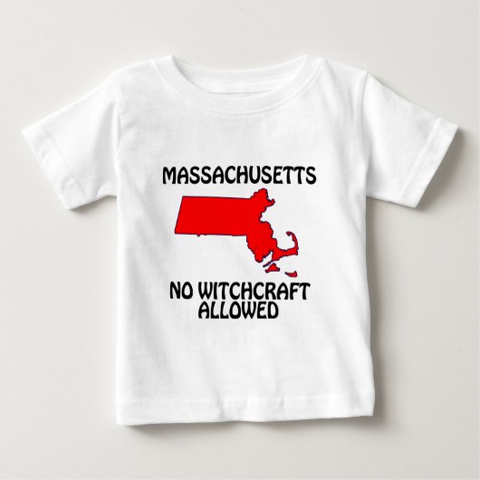 マサチューセッツ - 魔法は禁止 ベビーTシャツ (正面)