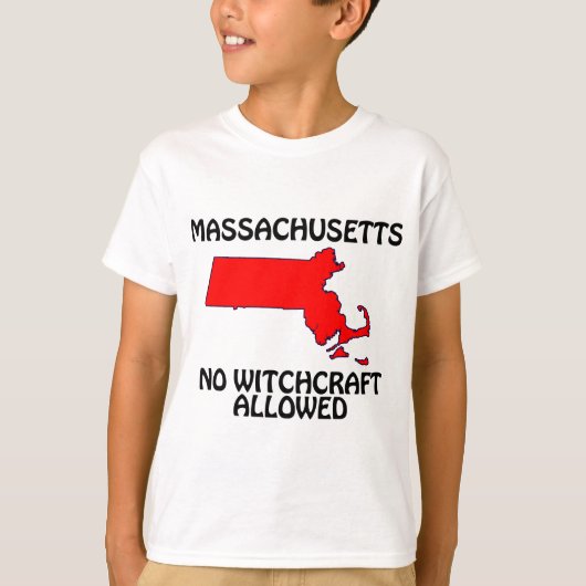 マサチューセッツ - 魔法は禁止 Tシャツ (正面)