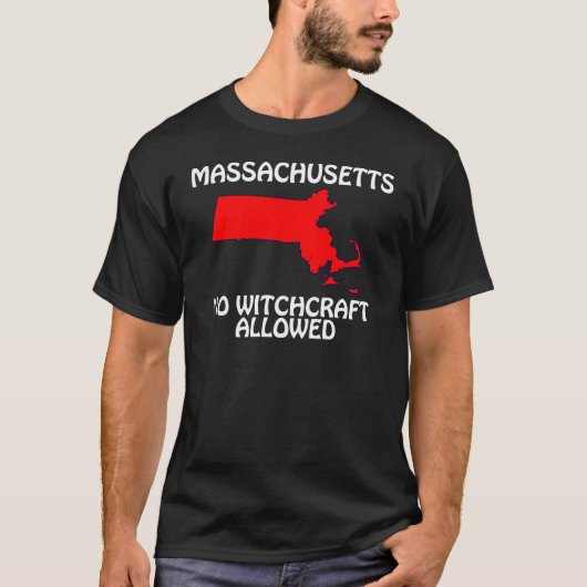 マサチューセッツ - 魔法は禁止 Tシャツ (正面)