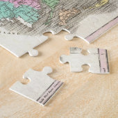 マサチューセッツ(1827年)のヴィンテージの地図 ジグソーパズル (側面)