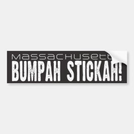 マサチューセッツBumpah Stickah! バンパーステッカー