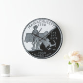 マサッフェイクセツト州クォータークロック ラージ壁時計 (ホーム)