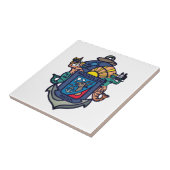 マサトランのコート，シナロア(MX) タイル (側面)