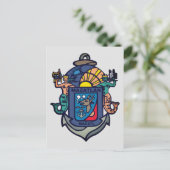 マサトランのコート，シナロア(MX) ポストカード (スタンド正面)