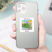 マサトランの旧市街のチャーミングな通り シール (スマートフォン)