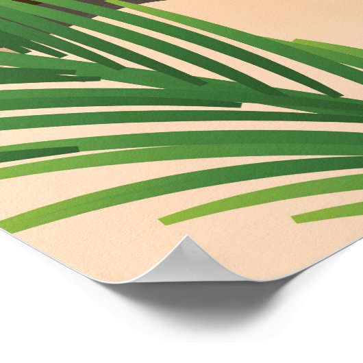 マサトランメキシコヴィンテージビーチ旅行ポスター ポスター (角)