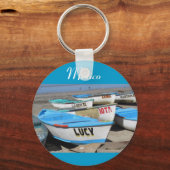 マサトラン魚釣りボート キーホルダー (正面)