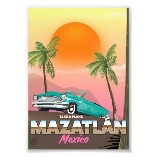 マサトラン メキシコ 旅行ポスター フォトプリント            (正面)