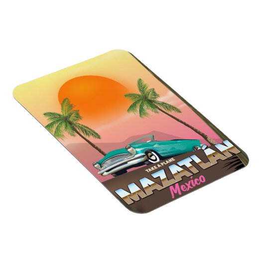 マサトラン メキシコ 旅行ポスター マグネット (右側)