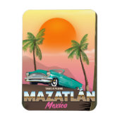 マサトラン メキシコ 旅行ポスター マグネット (縦)