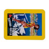 マサマリーナトラベルポスター マグネット (横)