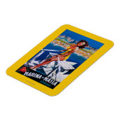 マサマリーナトラベルポスター マグネット (左側)