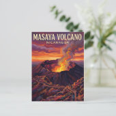 マサヤ火山 ニカラグア ポストカード (スタンド正面)