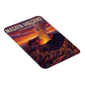 マサヤ火山 ニカラグア マグネット (右側)