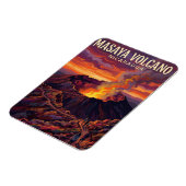 マサヤ火山 ニカラグア マグネット (左側)